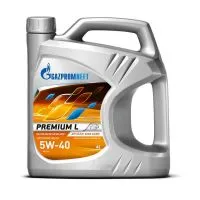 Моторное масло GAZPROMNEFT Premium L 5W40, 4л