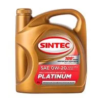 Моторное масло SINTEC Platinum 0W20 SP GF-6, 4л