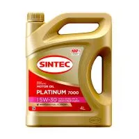 Моторное масло SINTEC Platinum 7000 5W30 SL/CF A5/B5, 4л