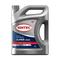 Моторное масло SINTEC Super 3000 10W40 SG/CD, 4л