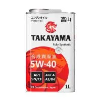Моторное масло TAKAYAMA 5W40 SN/CF A3/B4, 1л