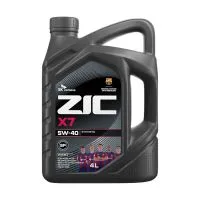 Моторное масло ZIC X7 5W40, 4л