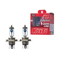 Лампа головного света KOITO Vwhite H4 12V 60/55W (100/90W) P43t, набор 2шт