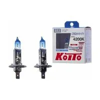 Лампа головного света KOITO Whitebeam III H1 12V 55W (100W), набор 2шт