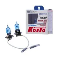 Лампа головного света KOITO Whitebeam III H3 12V 55W (100W), набор 2шт
