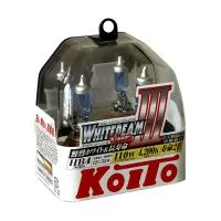 Лампа головного света KOITO Whitebeam III HB4 (9006) 12V 55W (110W), набор 2шт