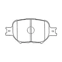 Тормозные колодки MADFIL PN1430 (Toyota Allion, Caldina, Celica, Corolla, Vista)