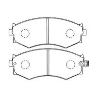 Тормозные колодки MADFIL PN2176 (Nissan Bluebird/Largo/Prairie/Primera, Ssang Yong)