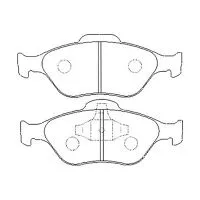 Тормозные колодки MADFIL PN5495 (Ford Fiesta/Fusion, Mazda Demio/Verisa)