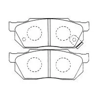 Тормозные колодки MADFIL PN8263 (Honda Civic, Fit, Logo)