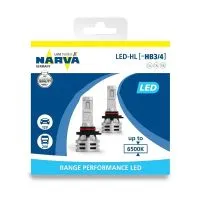 Лампа головного света NARVA Range Performance LED HB3/HB4 12/24V 24W, набор 2шт