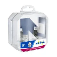 Лампа головного света NARVA Range Power 150 H1 12V 55W P14.5s, набор 2шт