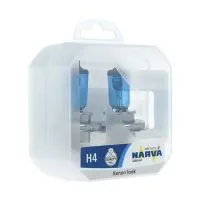 Лампа головного света NARVA Range Power White H4 12V 60/55W P43t-38, набор 2шт