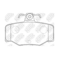 Тормозные колодки NiBK PN2214 (Nissan Almera Tino/Primera)