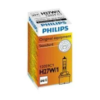 Лампа головного света PHILIPS Standard H27W/1 12V 27W PG13, 1шт