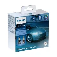 Лампа головного света PHILIPS Ultinon Essential LED H4 12/24V 21W P43t, набор 2шт