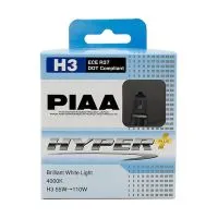 Лампа головного света PIAA Hyper Plus H3 12V 55W PK22s, набор 2шт