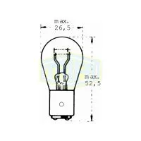 Лампа дополнительного освещения TRIFA P21/5W 12V 21/5W BAY15d, 1шт
