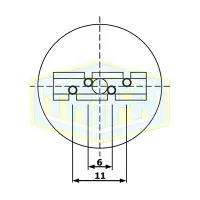 Лампа дополнительного освещения TRIFA W21/5W 12V 21/5W W3x16q, 1шт