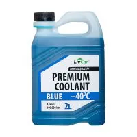 Антифриз LIVCAR Premium Coolant Blue (Голубой) -40°С, 2л