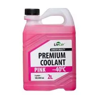 Антифриз LIVCAR Premium Coolant Pink (Розовый) -40°С, 2л