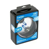 Лампа головного света LUMEN Performance +150% H7 12V 55W PX26d, набор 2шт