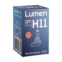 Лампа головного света LUMEN Performance +50% H11 12V 55W PGJ19-2, 1шт