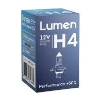 Лампа головного света LUMEN Performance +50% H4 12V 60/55W P43t, 1шт