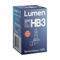 Лампа головного света LUMEN Performance +50% HB3 (9005) 12V 65W P20d, 1шт