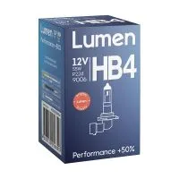 Лампа головного света LUMEN Performance +50% HB4 (9006) 12V 55W P22d, 1шт