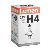 Лампа головного света LUMEN Standard H4 12V 60/55W P43t, 1шт