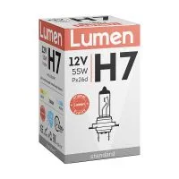 Лампа головного света LUMEN Standard H7 12V 55W PX26d, 1шт