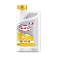 Антифриз SINTEC Antifreeze OEM France Type-D Yellow -40, 1кг