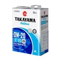 Моторное масло TAKAYAMA PAOtec 0W20 GF-6A SP, 4л