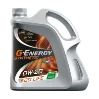Моторное масло G-ENERGY Synthetic Eco Life 0W20, 4л