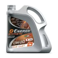 Моторное масло G-ENERGY Synthetic Far East 0W20, 4л