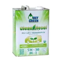 Моторное масло MOLYGREEN Clean Diesel DL-1 5W30, 4л