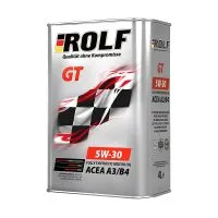 Моторное масло ROLF GT 5W30 A3/B4, 4л