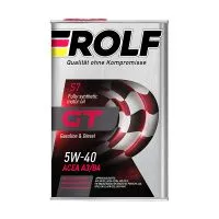 Моторное масло ROLF GT 5W40 SN/CF, 4л