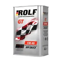 Моторное масло ROLF GT 5W40 SN/CF, 4л
