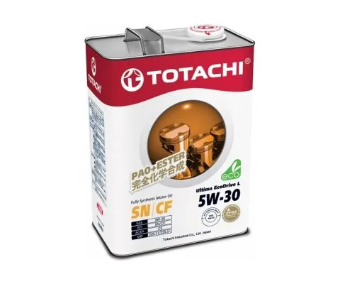 Моторное масло TOTACHI Ultima Ecodrive L Fully Synthetic 5W30, 4л