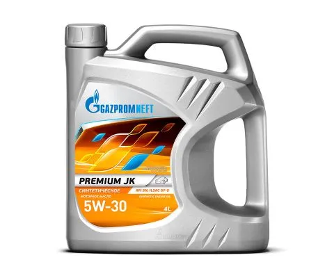 Моторное масло GAZPROMNEFT Premium JK 5W30, 4л