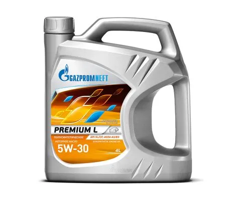 Моторное масло GAZPROMNEFT Premium L 5W30, 4л