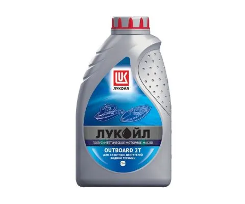 Моторное масло ЛУКОЙЛ Outboard 2T TC-W3, 1л