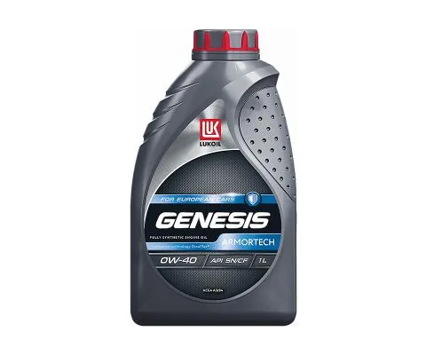 Моторное масло ЛУКОЙЛ Genesis Armortech 0W40 SN/CF, 1л