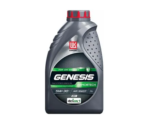 Моторное масло ЛУКОЙЛ Genesis Armortech DX1 5W30, 1л