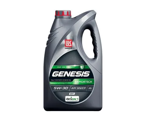 Моторное масло ЛУКОЙЛ Genesis Armortech DX1 5W30, 4л