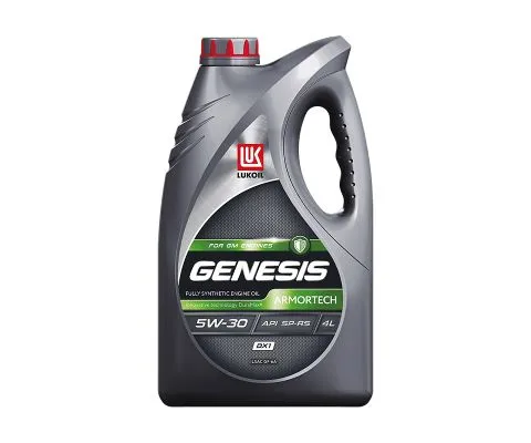 Моторное масло ЛУКОЙЛ Genesis Armortech DX1 5W30, 4л