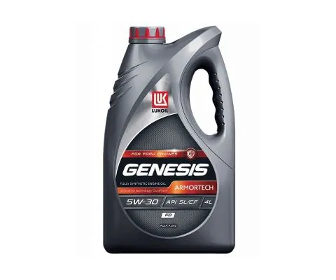 Моторное масло ЛУКОЙЛ Genesis Armortech FD 5W30 SL/CF, 4л
