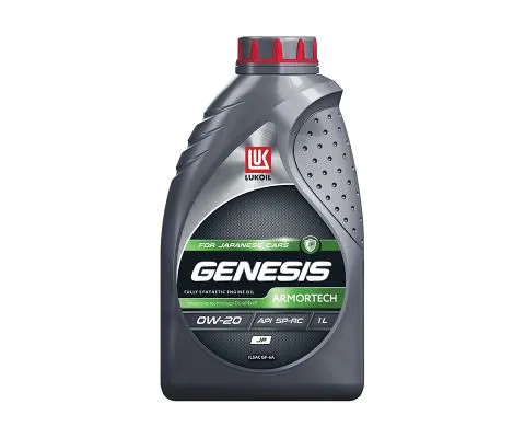 Моторное масло ЛУКОЙЛ Genesis Armortech JP 0W20, 1л